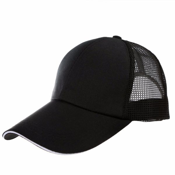 

2019 ponytail baseball cap women messy bun baseball hat snapback, Blue;gray