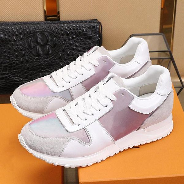 

lightweight mens shoes vintage sneakers breathable outdoor walking shoes low plus size lace -up casual luxury men shoes with origin box, Black