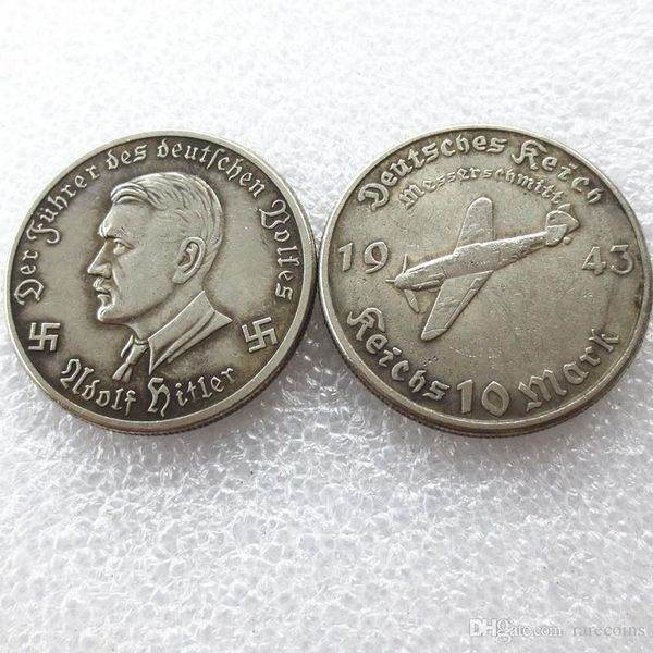 

h(06)germany commemorative coins 1943 copy coins brass craft ornaments