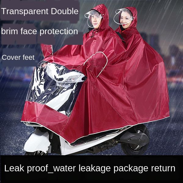 

bicycle riding raincoat motorcycle poncho electric car single and double extra large motorcycle raincoat