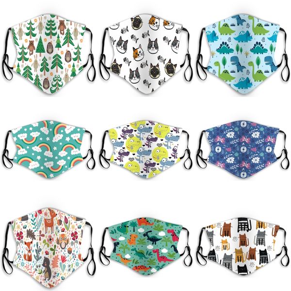 

fashion face mask protection for s with clear window lip language visible cotton mouth face masks washable and reusable mask 12 colors#911