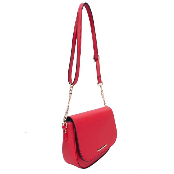 

solid color simple all-match saddle shoulder saddle shoulder small satchel crossbody bag chain bag seven colors optional