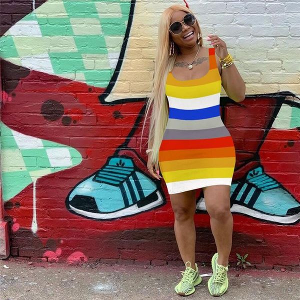 

designer pencil dress scoop neck striped printed dress casual ol style female clothing summer womens, Black;gray