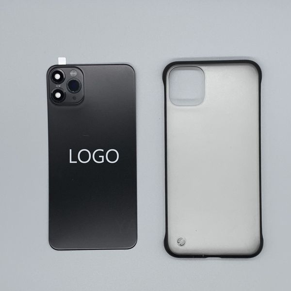 

back protector film & case for iphone x xs seconds change to 11 pro max lens sticker modified camera cover titanium alloy case
