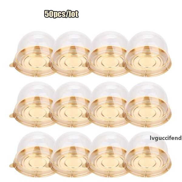 

50 pcs mini round moon cake container wedding party favor boxes 80g mooncake