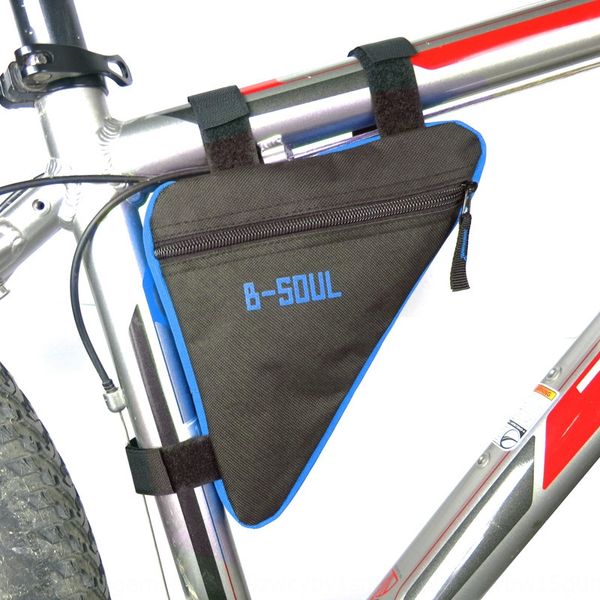 

b- soul triangle bicycle accessories bicycle car beam quick-release mountain bike front bag riding equipment accessories bag, White