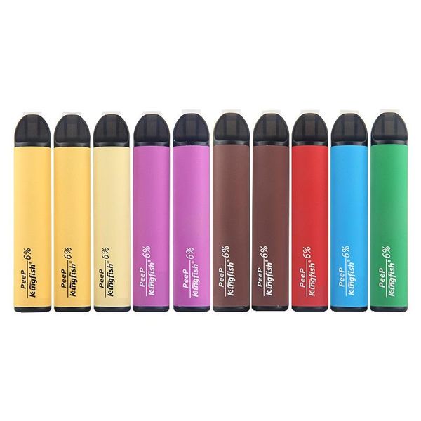 

xl kingfish peep disposable 5ml kit authentic puff vape nic 850mah battery pre-filled 6% pen 1300 pod salt vs bang original xtra 100% p eamd