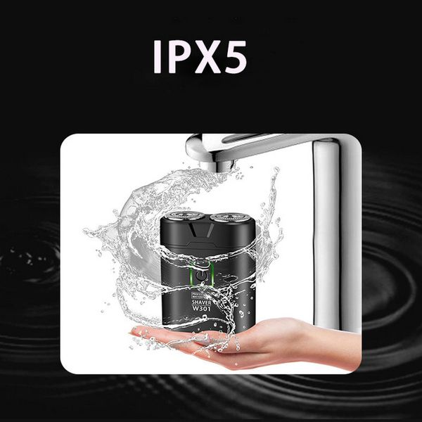 

2016 kemei electric shaver km w301 mini electric shaver twin blademini razor waterproof usb rechargeable usb charging electric shaver jmadn