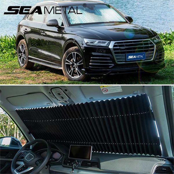 

super suction car sun shade cover for auto windshield sunshades retractable car window sunshade curtains parasol accessories