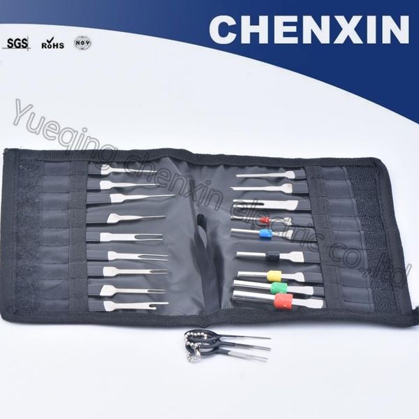 

21pcs automotive plug terminal remove canvas tool set key pin car electrical wire crimp connector extractor kit accessories