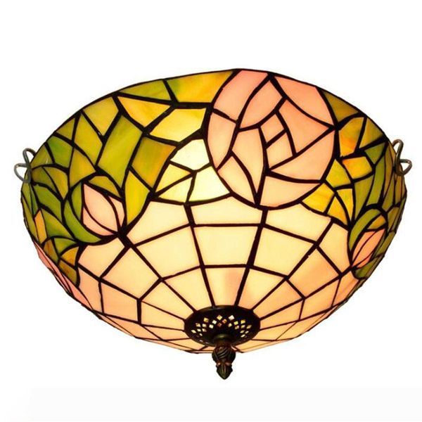 

tiffany traditional ceiling lamp fixture 2 lights baroque wall art ceiling light indoor light living room bedroom l cafe ceiling light