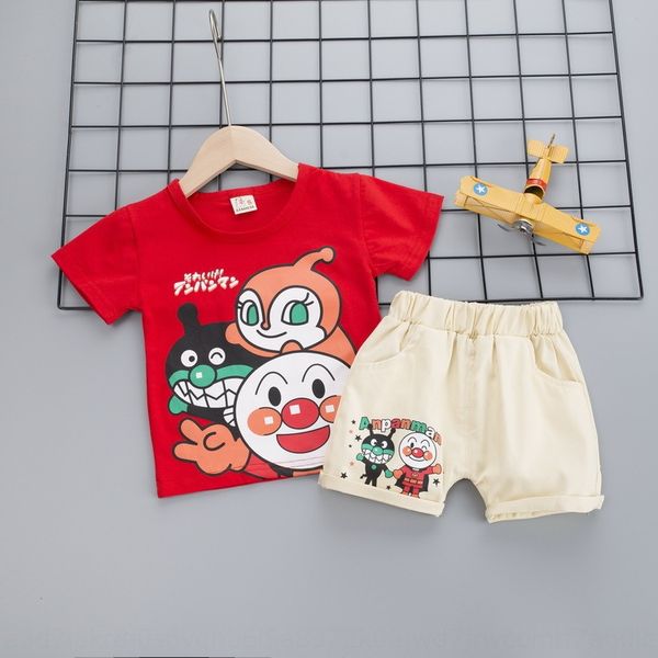 

zawru 2020 new boys' clothing korean cute cotton t-shirt children's wear bread children's clothing cartoon bread superman sho