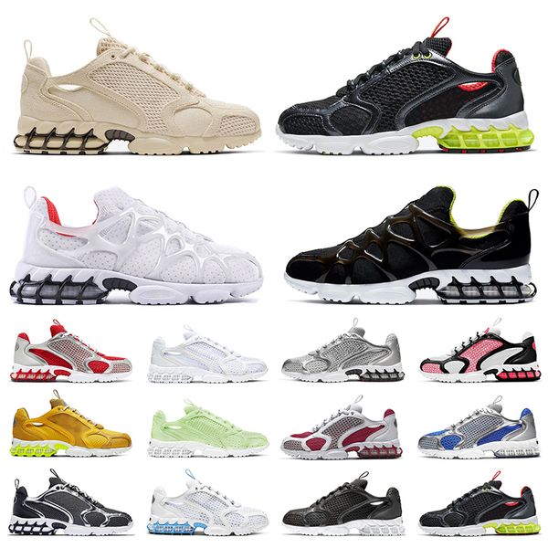 

new platform zoom spiridon caged 2 fossil men women running shoes triple white bright cactus cool grey outdoor mens trainers sports sneakers
