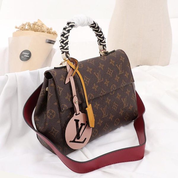 

vintage design women bag leather shoulder small flap crossbody handbags lady handle tote messenger bags with origin box