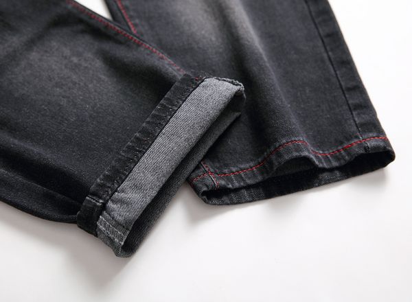 

2020.7.20..32.34mens джинсы хип-хоп брюки стилист джинсы проблемные ripped biker.jean slim fit мотоцикл джинсы размер, Blue