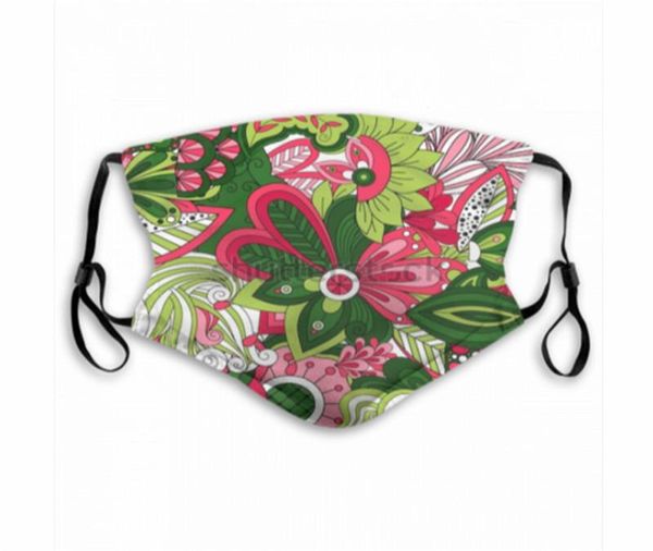 

fresh flower washable adjustable reusable 2 carbon filters safety assembly outdoor sports dust proof breathable designer face mask tools