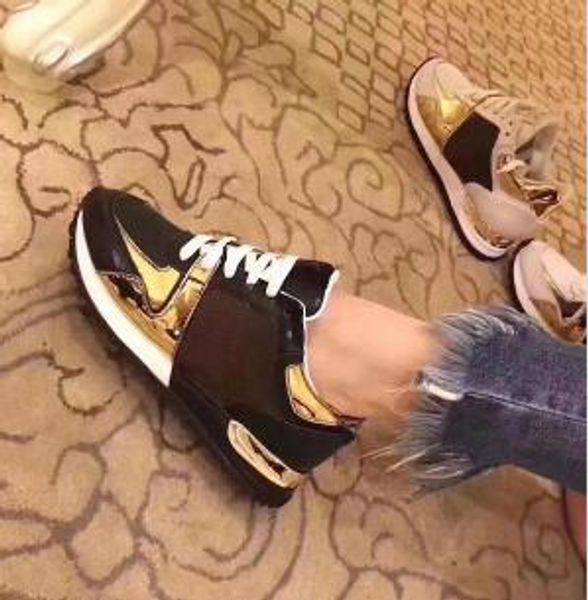

brand mens designer sneakers trainers shoes casual shoes for men womens runners flats leather brand racer luxury shoes cs10, Black