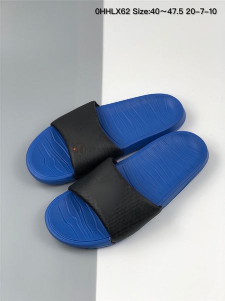 

2020 size 13 break slides retro design fashion mens womens house slippers luxe outdoor beach sports shoes flat wide jumpman mules pantoufle, Black