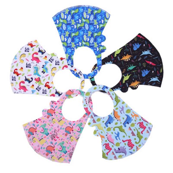 

kids face mask cartoon dinosaur masks 3d face cover reusable washable masks fashion dustproof protective safety mask in stock yfa2252