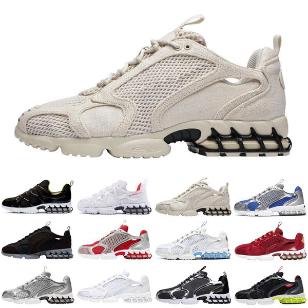 

spiridon kukini caged 2 fossil men women running shoes triple white bright cactus mens trainers sports sneakers runners size 36-45