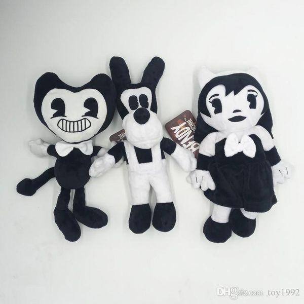 

30cm ink machine thriller plush doll bendy boris alice angel plush doll soft stuffed plush toy, children's toy gift