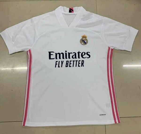 

2020 real madrid home #7 hazard soccer jerseys 20 21 modric asensio soccer jersey vinicius jr isco kroos football shirt thai quality jersey, Black;yellow