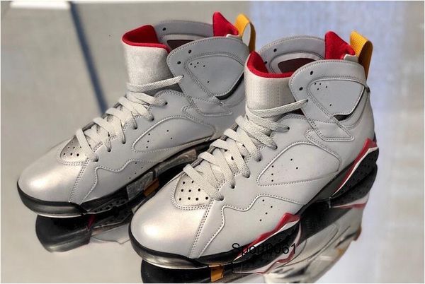 

jumpman 7 3m reflective cardinal kids outdoor shoes patta x ray allen alternate olympic 7s sports outdoor athletic sneakers ment, Black