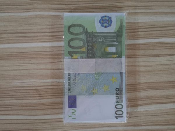 

money bar prop toys banknote-sets collection fake-paper euro 2pcs in for10/20/50/100/200/500 novelty7