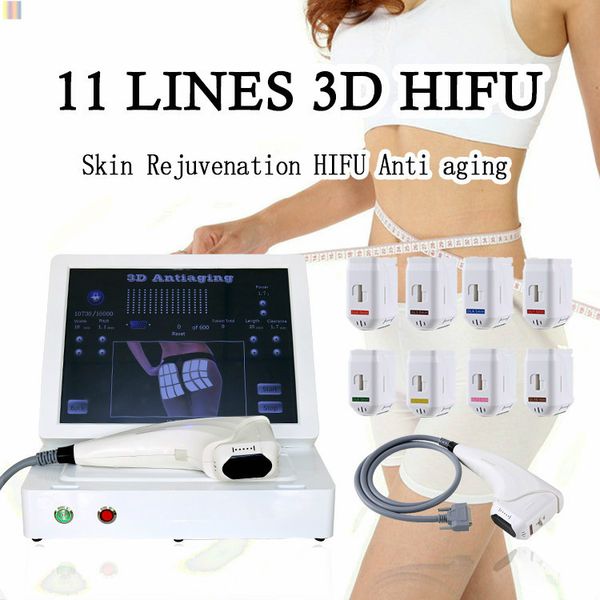 

новая 3d hifu 20500 выстрелов anti-wrinkl hifu a нажмите 11 линии подтяжка лица для тела для похудения подтяжки кожи 3d hifu машины