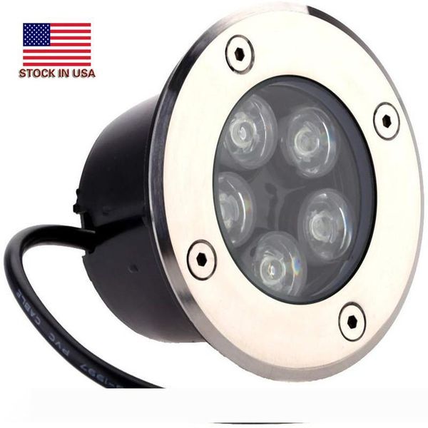 

5w led outdoor ground garden path floodlights underground buried yard lamps spot landscape light ip67 waterproof ac 85-265v