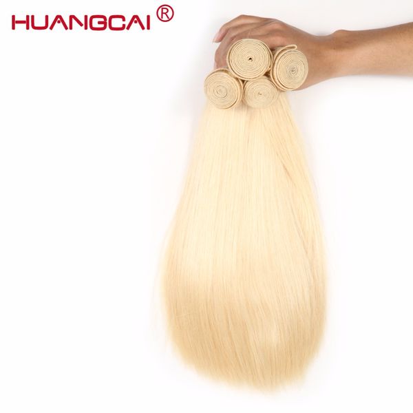 

50g 5/6 pcs #613 honey blonde bundles with closure brazilian straight remy 613 blond human hair closure with bundles, Black;brown