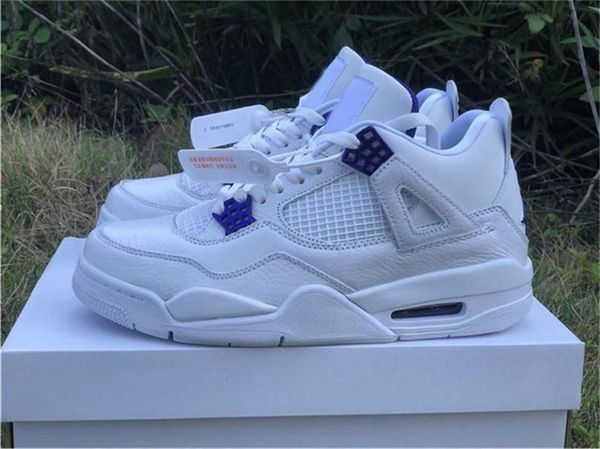 

оптовая air аутентичные 4 мужчины баскетбол обувь красный фиолетовый оранжевый зеленый metallic silver white ct8527 -112 аутентичные кроссов, Black