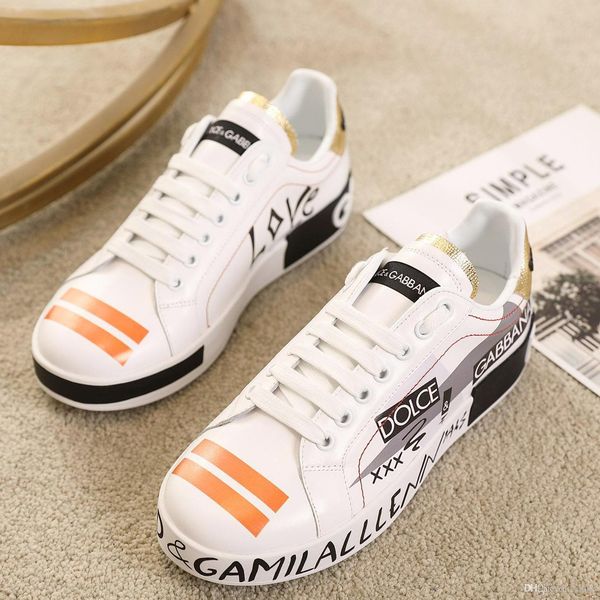 

limited mens leather casual shoes ,platforms print pattern couple shoes fashion personality wild sports shoes size: 35-45 0065, Black