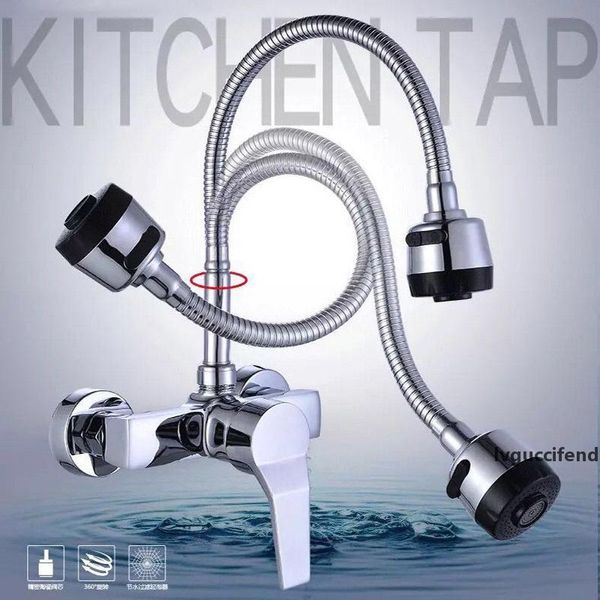 

becola shopping 360 rotation faucet chrome water power swivel kitchen sink mixer tap single handle br-9101-3 t200424
