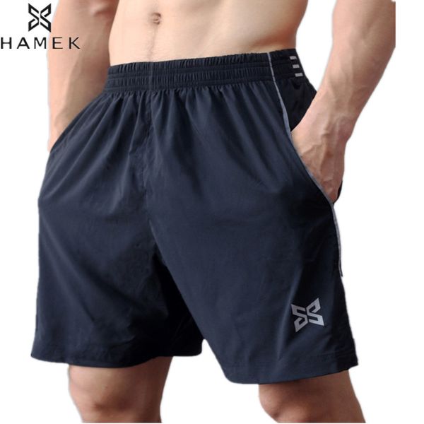 

men new sports shorts quick dry running shorts boys football breathable athletic gym joggers fitness training anti sweat, Black;blue
