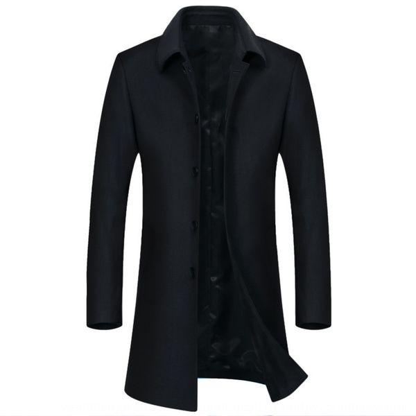 

d7jph windbreaker men's large windbreaker mid-length fat man spring and autumn plus size jacket fat man large size middle-aged and elde, Tan;black