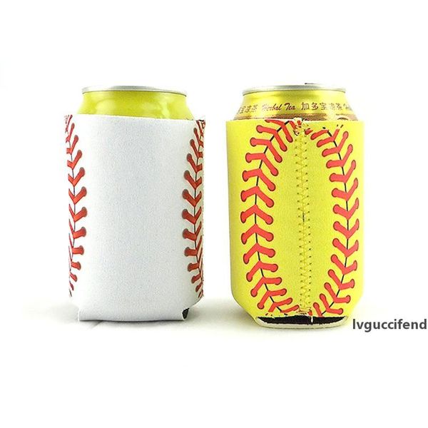 

baseball printed can koozie soft neoprene can beer beverage coolers can sleeves beer bottle cup holder covers bar tools