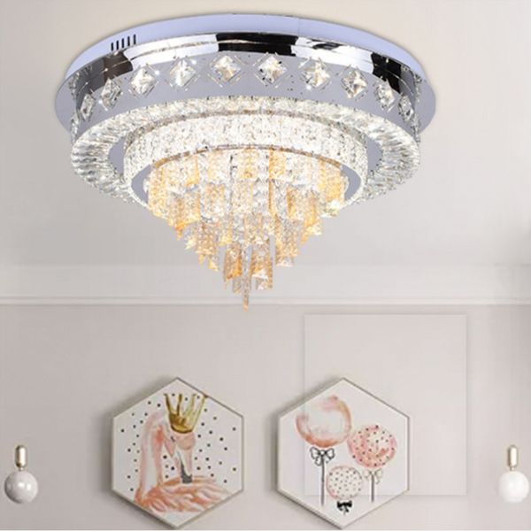 

modern led crystal chandelier simple crystal ceiling lamp bedroom pendant lights living room pendant lamps exquisite wholesale lighting