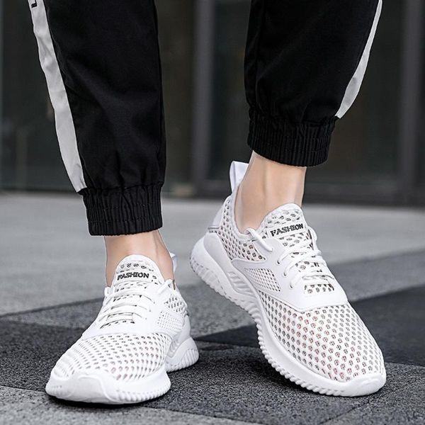 

men sport shoes 2020summer popular sports shoes flying woven breathable casual men's lightweight breathable sneakers #z