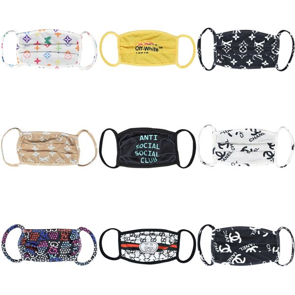 

floral print mask with breather valve with 2pcs pm2.5 filter breathable mouth masks anti dust washable housekeeping designer mask t2i5933#74