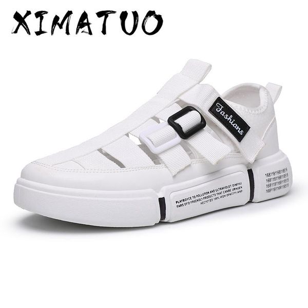 

new men sandals outdoor men summer sandals lightweight beach shoes roman male water shoes herrenschuhe, Black