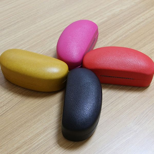 

new sun portable zipper anti-pressure sun glasses case glasses case, Blue