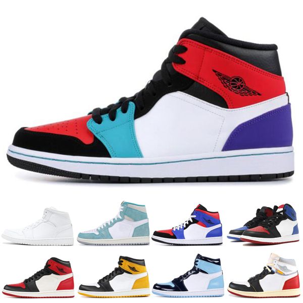 

1 1s basketball shoes for men women high og twist nyc to paris mocha phantom sports shoes sneakers