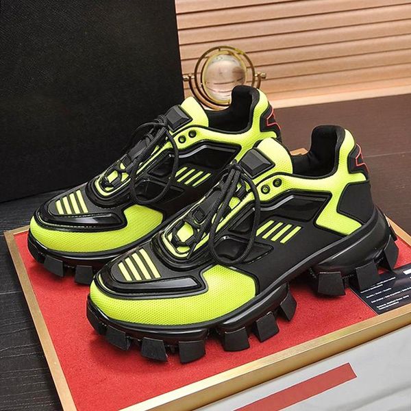 

fast delivery cloudbust thunder knit sneakers mens shoes breathable autumn and winter shoes luxury men shoes zapatos de moda para hombre, Black