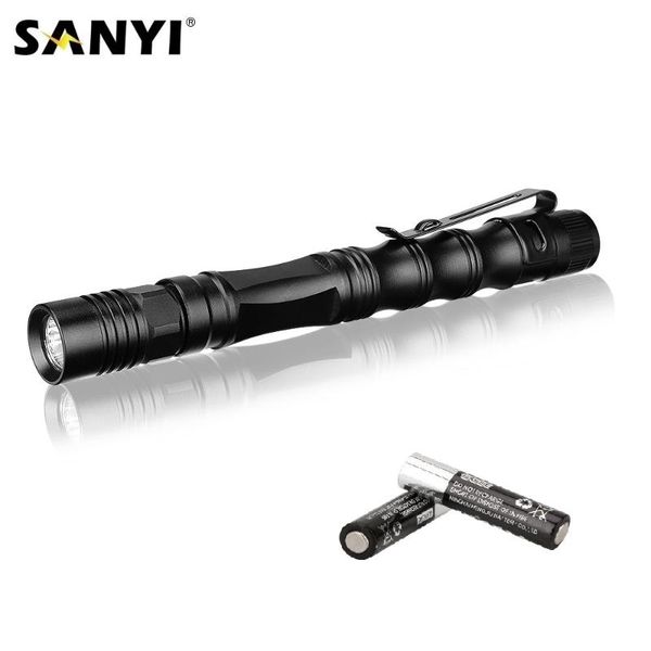 

mini penlight led torch pocket clip pen light waterproof portable lantern battery led for night fishing hiking