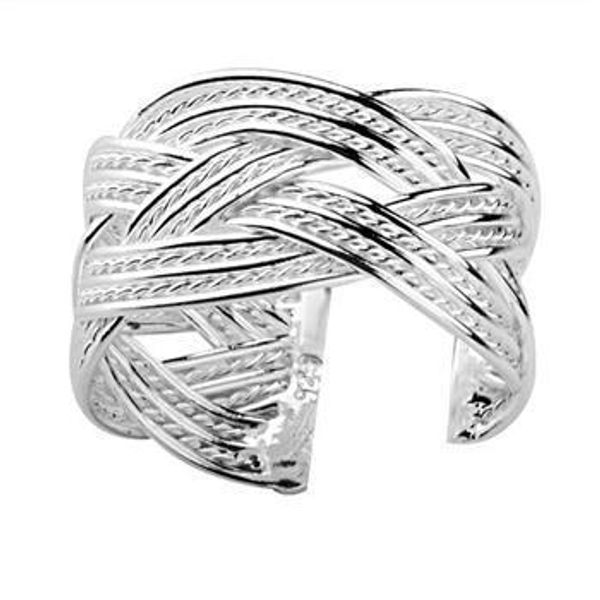 

wholesale - retail christmas gift, new 925 silver fashion ring r24, Golden;silver
