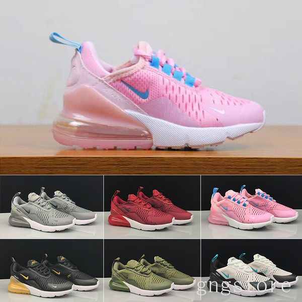 

2019 airs cushion sneakers sports designers mens running shoes trainer kids road youth bhm iron maxes women sneakers size 28-35 eer2b, Black