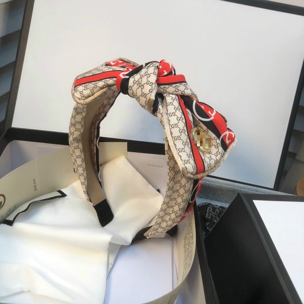 

women letter print tie hairband hairpin head hoop knot hair headband fashion ladies new hair accessories styles headband bb158, Silver