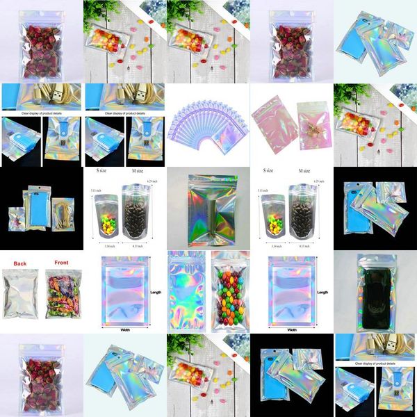 

16x24cm resealable dog treat bags holographic resealable bags translucent pouches designs underwear packaging bag myqu6 hairclippersshop ons