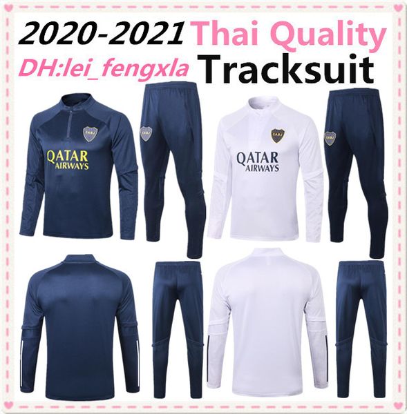 

20 21 boca juniors tracksuit men's soccer tracksuit full sleeve football training suit 20 21 boca sweatshirt and pants de rossi tevez s